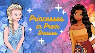 DISNEY PRINCESSES in Modern Day PROM DRESSES (part 4)【speedpaint】