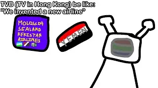 TVB be like: (They invented a new ‘airline’)