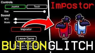 SECRET GLITCH BUTTON TO GET IMPOSTER EVERY TIME IN AMONG US MOBILE! (iOS/ANDROID/PC)