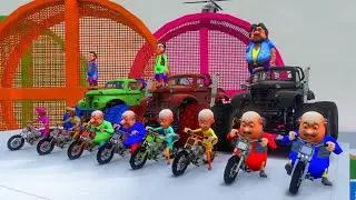 Motu Patlu Impossible Parkour Ramp Challenge With Ghasitaram In Gta 5