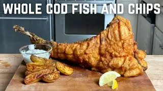 Whole Cod Fish and Chips 🐟