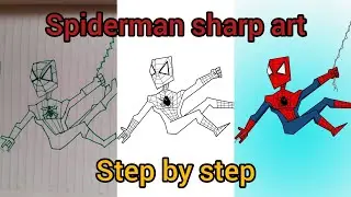 Spiderman sharp edge art | spiderman art
