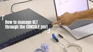 How to manage OLT through the Console port | SOFTEL