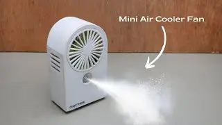 How To Make Rechargeable Air Cooler Fan From PVC Board At Home