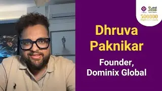 A big shoutout to Dhruva Paknikar from Dominix Global for his contribution to 300K platform users
