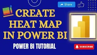 HEATMAP in PowerBI | Data Visualization technique | PowerBI Tutorial