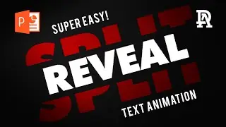 How to Animate Text Split Reveal in PowerPoint