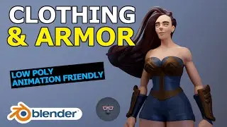 Blender 2.9 Tutorial - How to Model & Sculpt Armor!