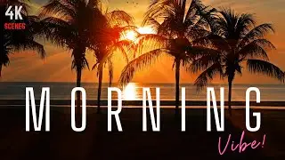 Morning Positive Vibe with Beautiful Sceneries. Energetical Ambience to Start a Day.