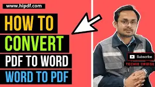 How To Convert PDF File To WORD File | Hindi Tutorial