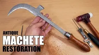 Antique Rusty Machete Restoration