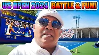 US Open 2024 Vlog | Alcaraz vs Djokovic Showdown & Dude Perfect Fun | NYC DESI एनवाईसी देसी