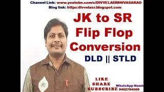 JK Flip Flop to SR Flip Flop Conversion || JK to SR Flip Flop Conversion || Flip Flop Conversion ||