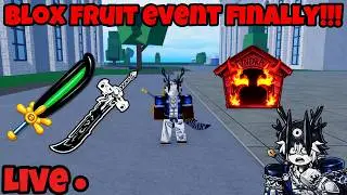 🔴Blox Fruit Stream⚔️ Blox Fruit Event Finally!!!🍎