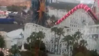 Incredicoaster Night Testing with Violet Effects