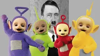 Tinky-Winky , Dipsy , Laa-Laa , Adolf Hitler [Teletubbies Nazi Version]
