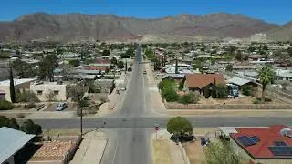 DJI Mini 3 Pro Flight Over Taylor Avenue In El Paso Texas