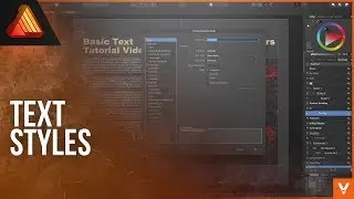 Affinity Publisher Tutorial - Text Styles