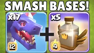 Mass DRAGONS + Revive Spells = EASY 3 Stars!