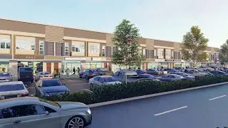 Lumion 6_Shops Exterior Realistic Render