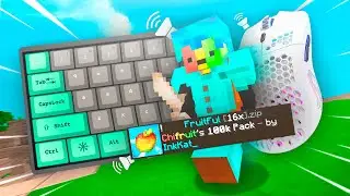 [100k Pack Preview] Keyboard + Mouse Sounds (Handcam) • Hypixel Bedwars Solos