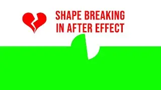 How to break a shape layer in After Effects - Shape layer animation,