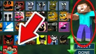 ОБНОВЛЕНИЕ ФНАФ ВОРЛД НОВЫЙ ГЕРОЙ Хиробрин из Майнкрафт НОВЫЙ BOSS Herobrine of Minecraft  Fnaf WORL