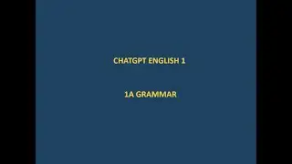 CHATGPT ENGLISH 1