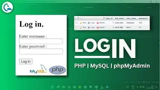 LOGIN page using PHP - MySQL - phpMyAdmin | codeayan