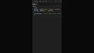 PHP: Convert Array to String in Seconds (Implode Method Explained)