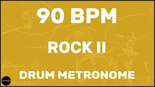 Rock II | Drum Metronome Loop | 90 BPM