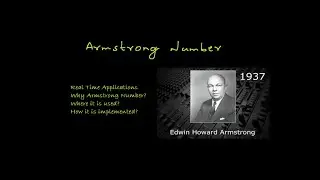 Python Program for Armstrong Number | Edwin Howard Armstrong