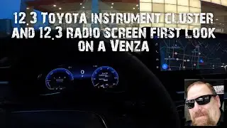 The new 12.3 dash and radio screen Toyota has coming on some of their vehicle.
