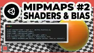 Basics of Mipmaps in Unity Part 2! Shaders, Bias, and Texture2DLOD! ✔️ 2021.1 | Game Dev Tutorial