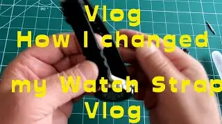Vlog How I replaced my Citizen Eco Drive Dive Watch strap.