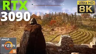 Assassin's Creed Valhalla: RTX 3090 + Ryzen 9 5950X | 8K Gameplay | Max Settings