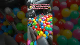 SCHERZO: Riempio l’AUTO del mio RAGAZZO con 1000 PALLINE!🤭🎾😱 
