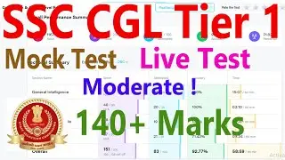 🎯SSC CGL 2024 Mega Live Mock Test Testbook | Target SSC CGL 2024, Math,GK, Reasoning & English