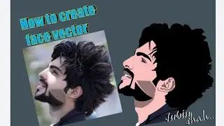 Face vector || Jubin shah || Vector Art