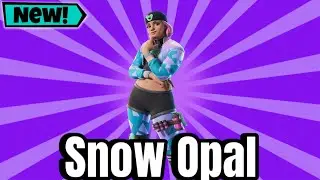 Fortnite Snow Opal Skin Gameplay
