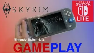 The Elder Scroll V: Skyrim Nintendo Switch Lite Gameplay