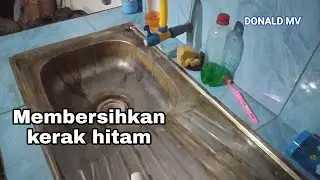 100% Kinclong ‼️CARA Membersihkan Tempat Cuci Piring dari kerak HITAM proselin