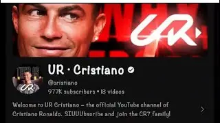 ur Cristiano ronaldo channel | ur Cristiano channel |Cristiano ronaldo YouTube channel
