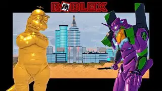Minilla Ex vs Eva 01 | Kaiju Universe 4K