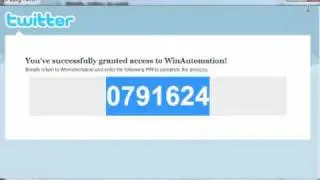WinAutomation Twitter Addon - Intro Tutorial