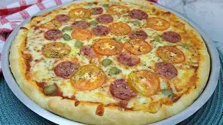 NOW I ONLY MAKE THIS PIZZA WITH BAKING POWDER