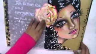 My oil pastel art journal