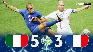 Italy VS France World Cup  2006 Final 1-1(5-3)