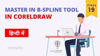 CorelDraw B-Spline Tool Tutorial in hindi: Master in B-Spline Tool Use it Like a Pro KK Learning Hub