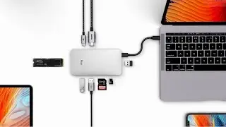 ▶️  Flujo Signature Pro  M.2 NVMe SSD Enclosure with 7-in-1 Adapter ports